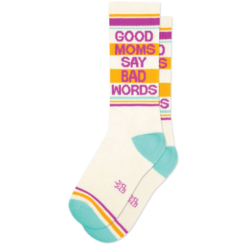 Good Moms Say Bad Words Gym Crew Socks Good Moms Say Bad Words Gym Crew Socks