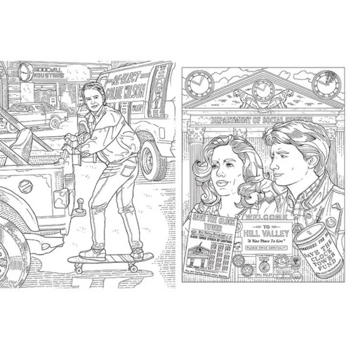 Back To the Future: the Official Colouring Book Back To the Future: the Official Colouring Book