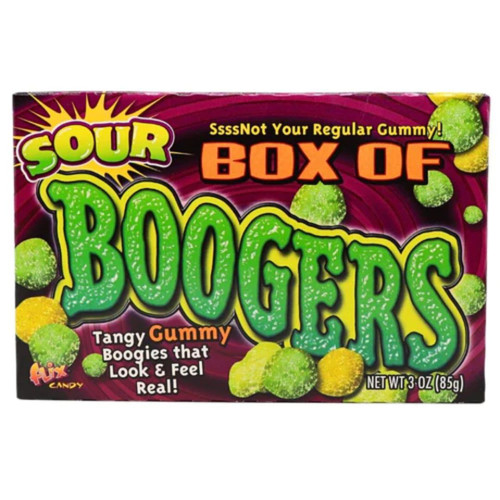 Sour Box of Boogers Candy - 3oz Sour Box of Boogers Candy - 3oz