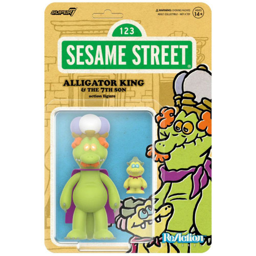 Sesame Street ReAction Figure: Aligator King & The 7th Son