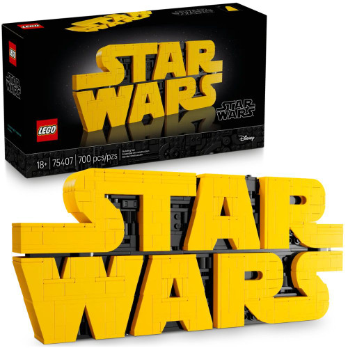 LEGO Star Wars: Brick-Built Star Wars Logo Sign Main LEGO Star Wars: Brick-Built Star Wars Logo Sign Main