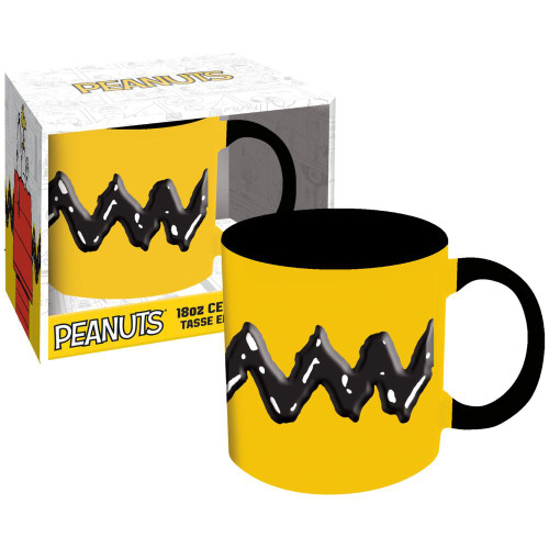 Charlie Brown Embossed Ceramic Mug