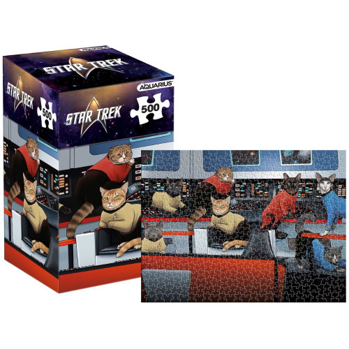 Star Trek Cats 500pc Puzzle By Aquarius