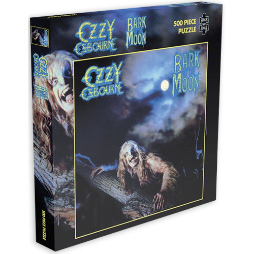 Ozzy Osbourne Bark at the Moon 500 Piece Puzzle by Rock Saws Ozzy Osbourne Bark at the Moon 500 Piece Puzzle by Rock Saws