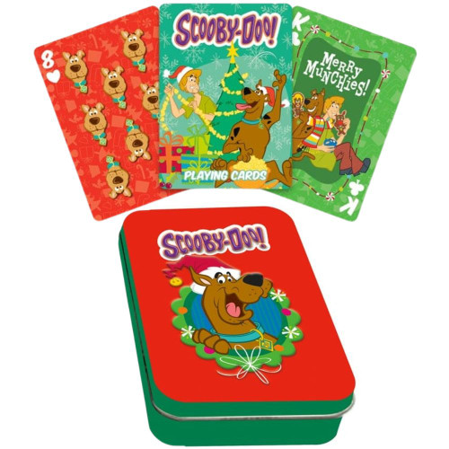Scooby Doo Christmas Playing Cards in Embossed Gift Tin