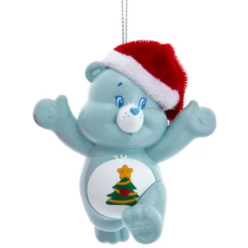 Christmas Wishes Bear in Santa Hat Care Bears Ornament