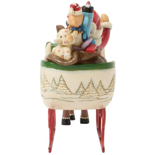 SANTA JACK & ZERO レジンフィギュアコレクション Santa Jack & Zero with Tree Figure by Jim Shore Canada