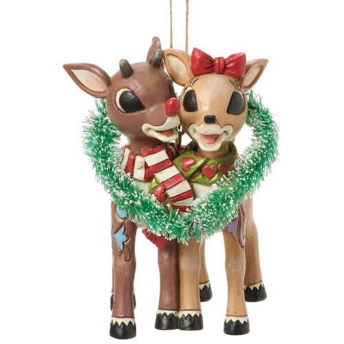 Rudolph and Clarice Ornament by Jim Shore