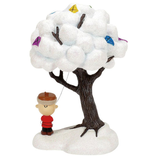 Kite-Eating Tree Hungry Even in Winter - Department 56 Peanuts Village