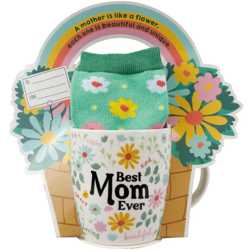 Best Mom Ever Mug and Socks Set