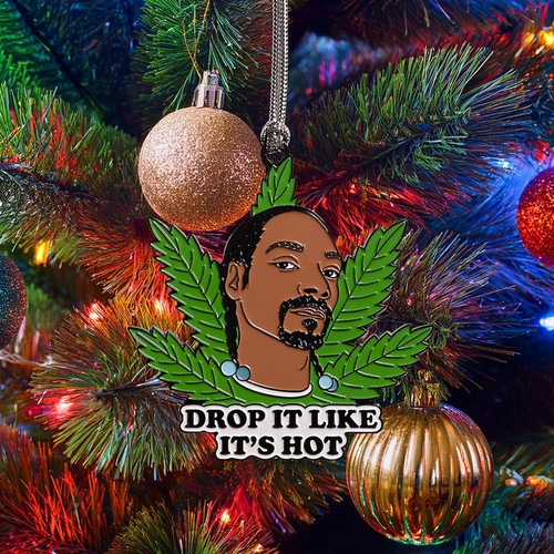 Lifestyle image of Snoop Dogg Drop It Life It's Hot Enamel Ornament