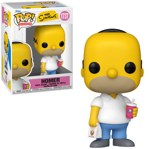Homer with Krusty Burger Homer with Krusty Burger