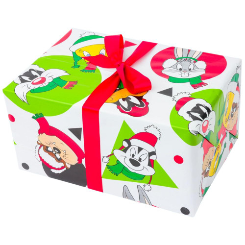 Looney Tunes 12-Count Wrapping Paper Sheets