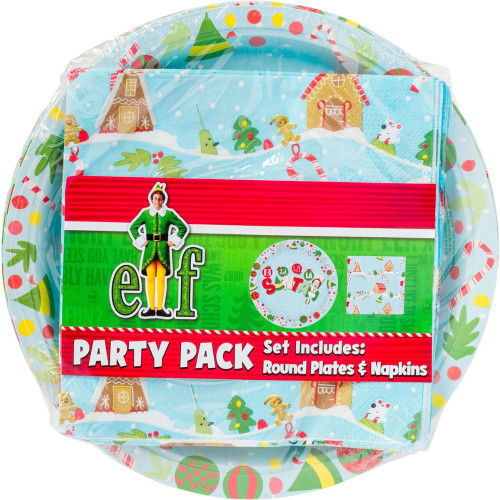 Elf Party Set 32 Count - Plates & Napkins Elf Party Set 32 Count - Plates & Napkins