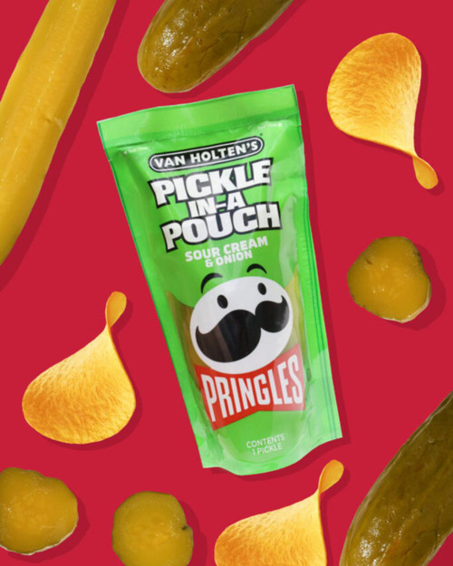  Van Holten’s Pringles Sour Cream & Onion Pickle In A Pouch