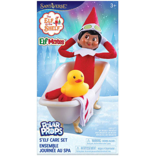 Polar Elf Props Spa Day  - Elf on the Shelf