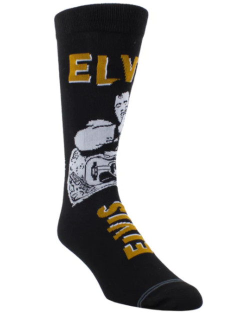 Elvis Early Years Sketch Casual Crew Socks
