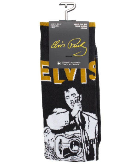 Elvis Early Years Sketch Casual Crew Socks