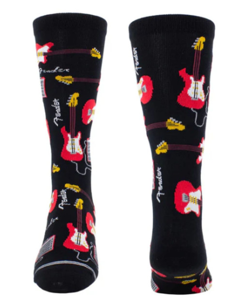 Fender Guitars Pair of Crew Socks in Holiday Gift Box