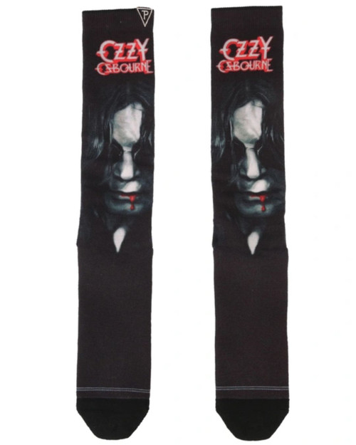 Ozzy Osbourne with Blood Sublimated Crew Socks