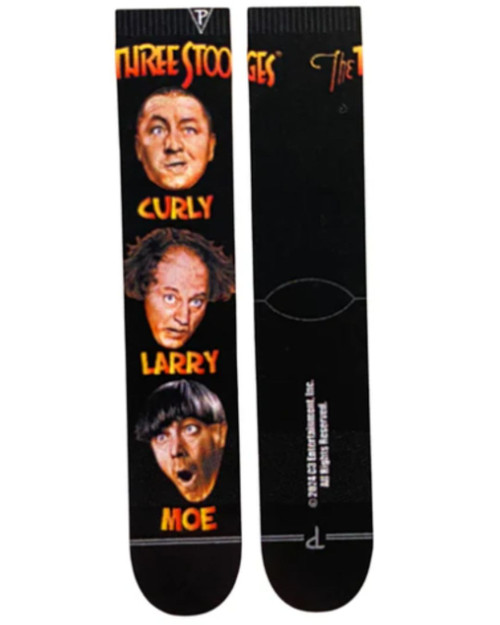 The Three Stooges Sublimated Crew Socks