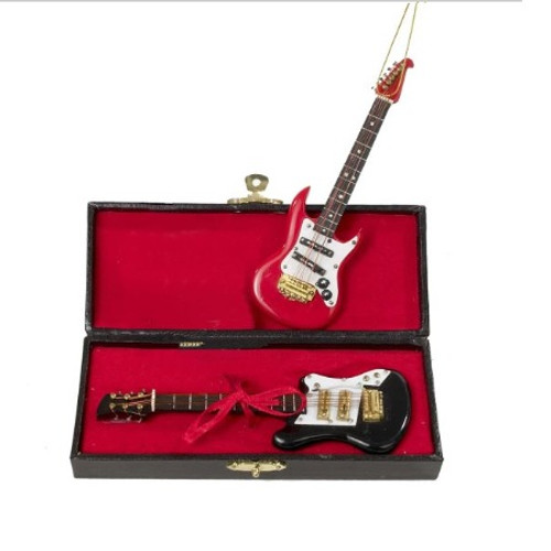 Electric Guitar with Case Ornament