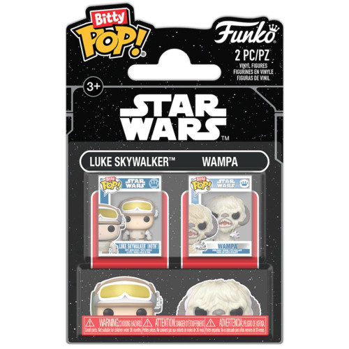 Bitty Pop! : Star Wars Empire Strikes Back 2 Pack - Luke Skywalker & Wampa Bitty Pop! : Star Wars Empire Strikes Back 2 Pack - Luke Skywalker & Wampa