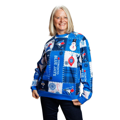 Blue Jays Ugly Christmas Sweater on Her