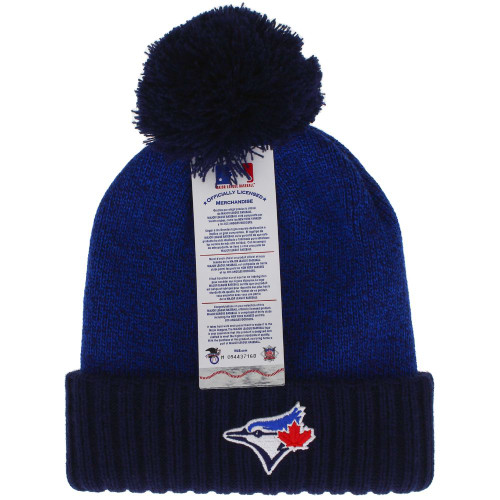 Toronto Blue Jays Adult Knit Toque with Pom Pom