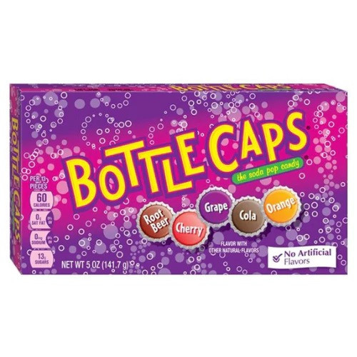 Bottle Caps Candies Theatre Box