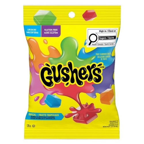 Tropical Fruit Gushers 120g