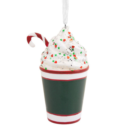 But First Coffee Ornament by Hallmark - Back of Ornament