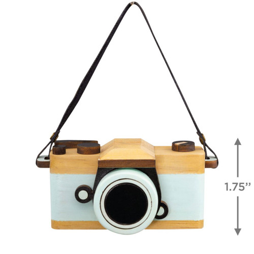  Retro Camera - Wooden Ornament by Hallmark
