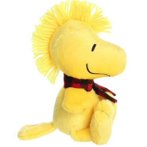  6 inch Winter Plaid Woodstock Plush Toy by Aurora