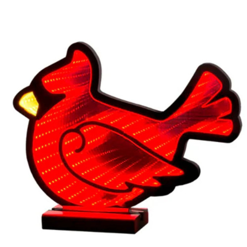 Cardinal LED Infinity Light with Base - 12 inch