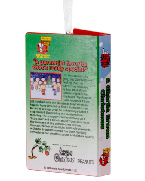  Peanuts A Charlie Brown Christmas VHS Ornament by Hallmark