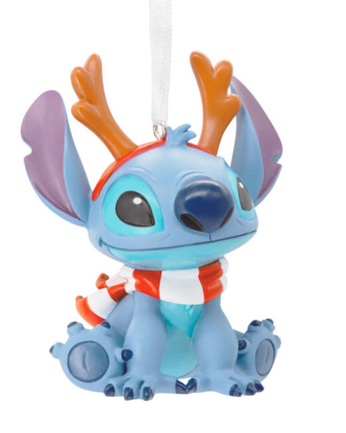 Disney Lilo and Stitch - Stitch Reindeer Ornament by Hallmark