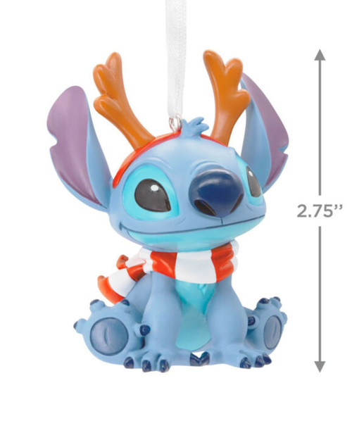 Disney Lilo and Stitch - Stitch Reindeer Ornament by Hallmark