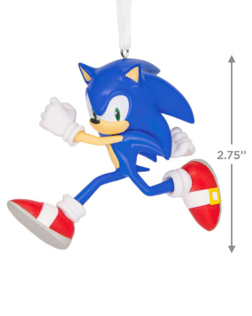 Sonic The Hedgehog - Sonic Running Ornament by Hallmark