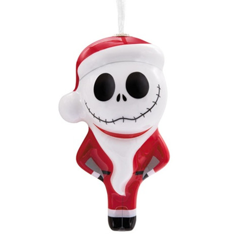 Santa Jack Skellington Shatterproof Ornament by Hallmark
