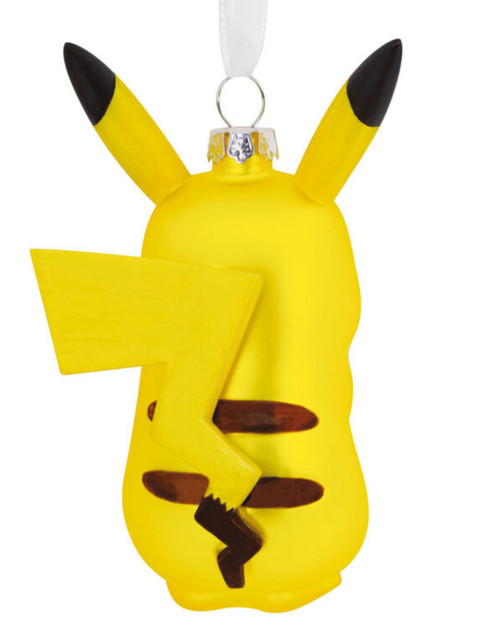 Pikachu Glass Ornament by Hallmark