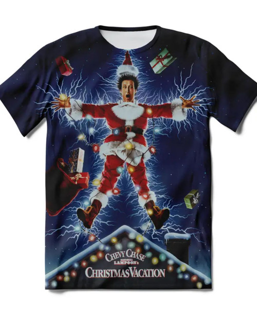 Christmas Vacation - Clark Griswold Electrifying Christmas Sleep Shirt