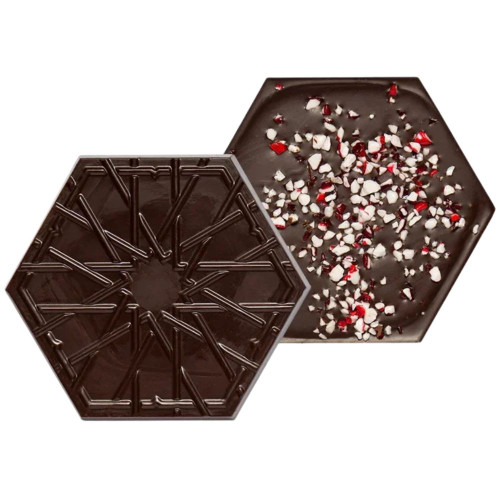 Peppermint Peaceflake Dark Chocolate with Peppermint by Peace by Chocolate