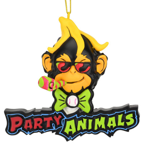 Party Animals 3D Christmas Tree Ornament