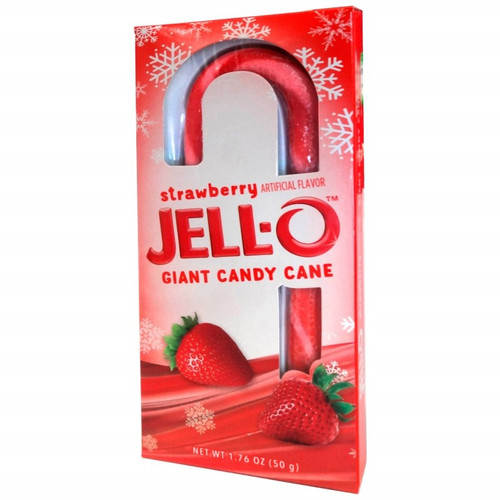 Jell-O Giant Christmas Candy Cane - Strawberry