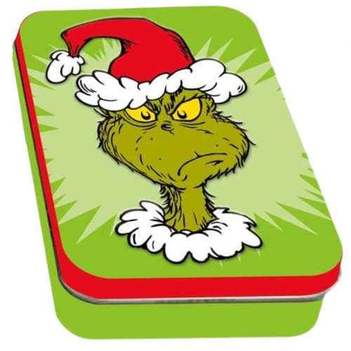 The Grinch Playing Cards In Embossed Tin