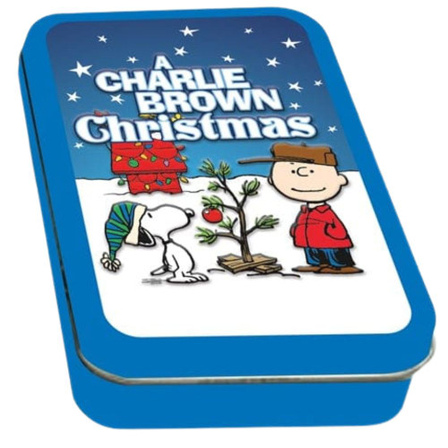 A Charlie Brown Christmas Playing Cards In Embossed Tin