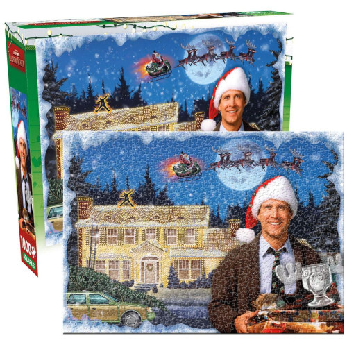 Christmas Vacation Glitter 1000 Piece Puzzle