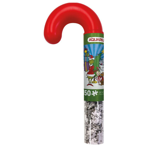 The Grinch 150 Piece Jigsaw Puzzle in Candy Cane Tube
