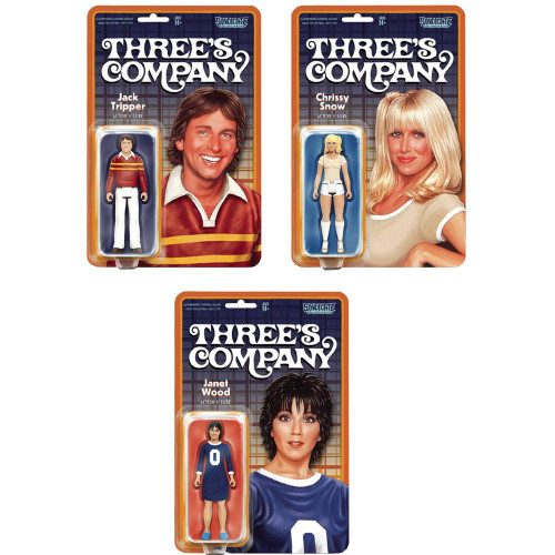 Three's Company Action Figure Set of 3
